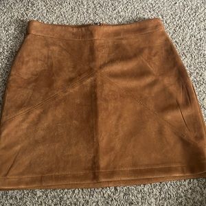Suede Skirt